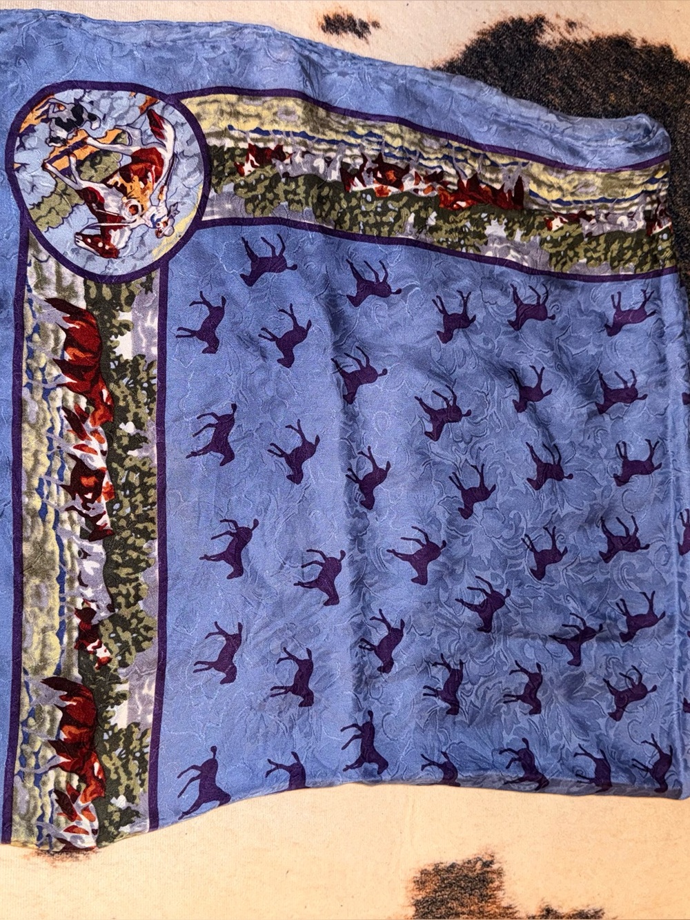 Blue Paint Horse Wild Rag